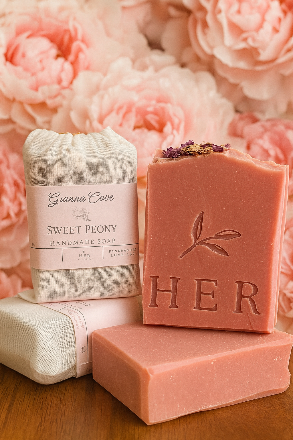 Sweet Peony Handmade Soap – Gianna Cove Collection