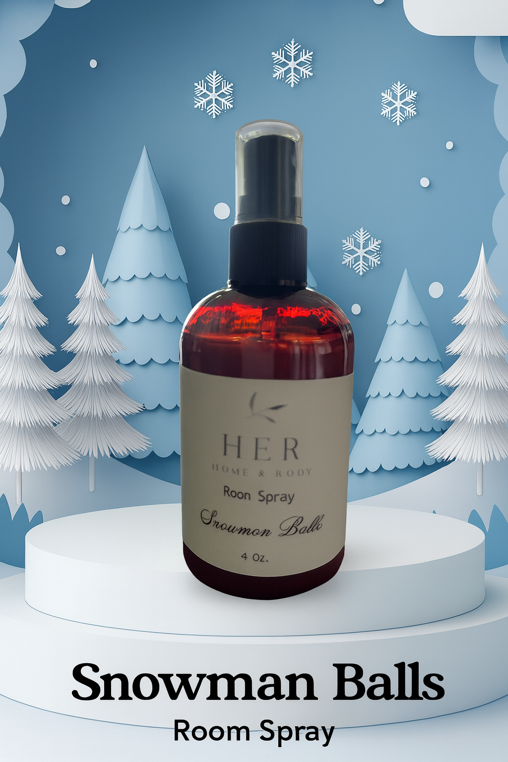 Snowman Balls Room Spray