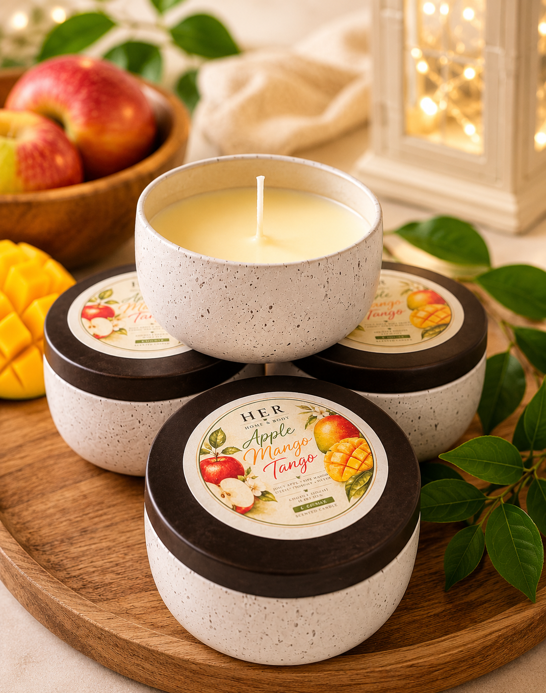 Apple Mango Tango Candle - Tin