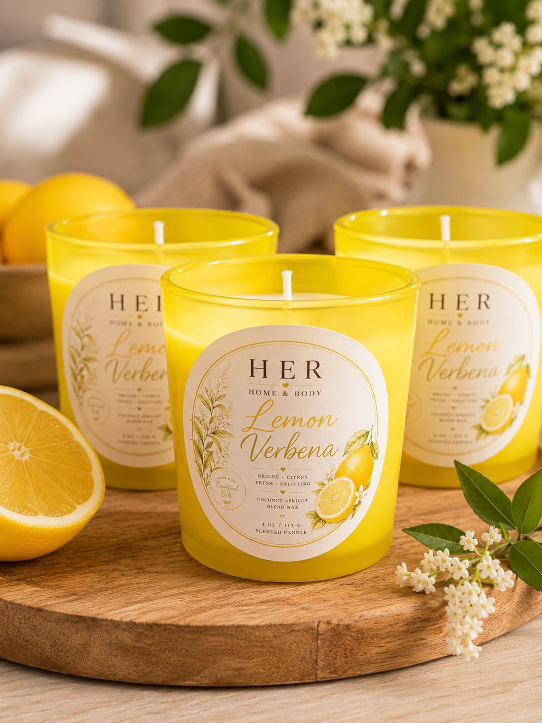 Lemon Verbana Candle