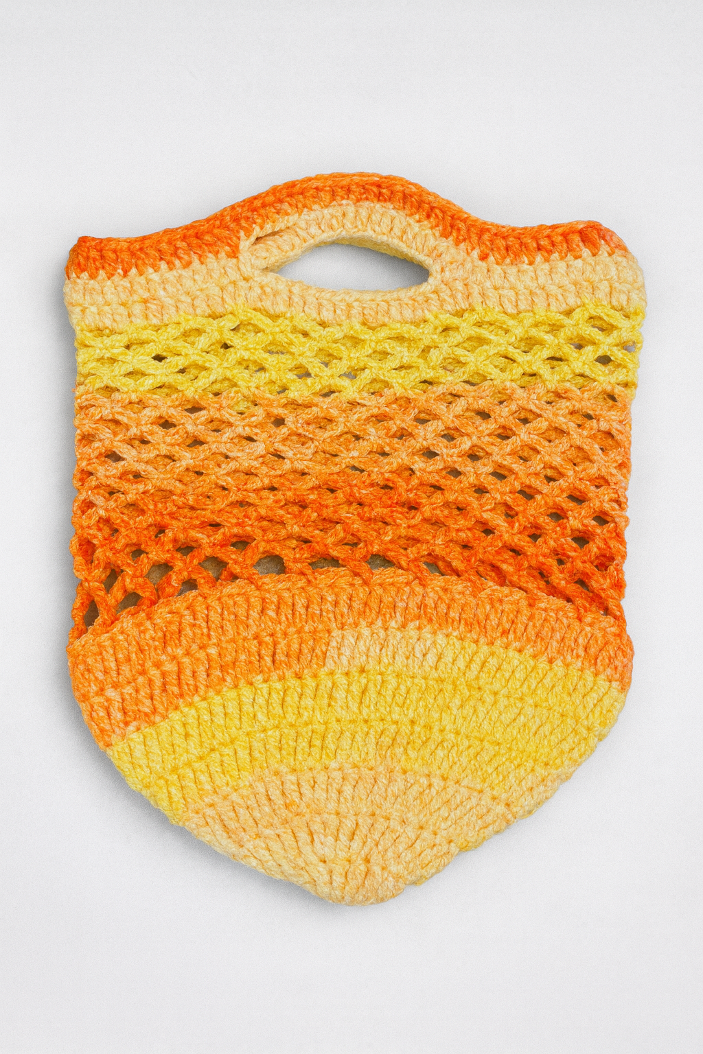 Candy Corn Crochet Market Tote