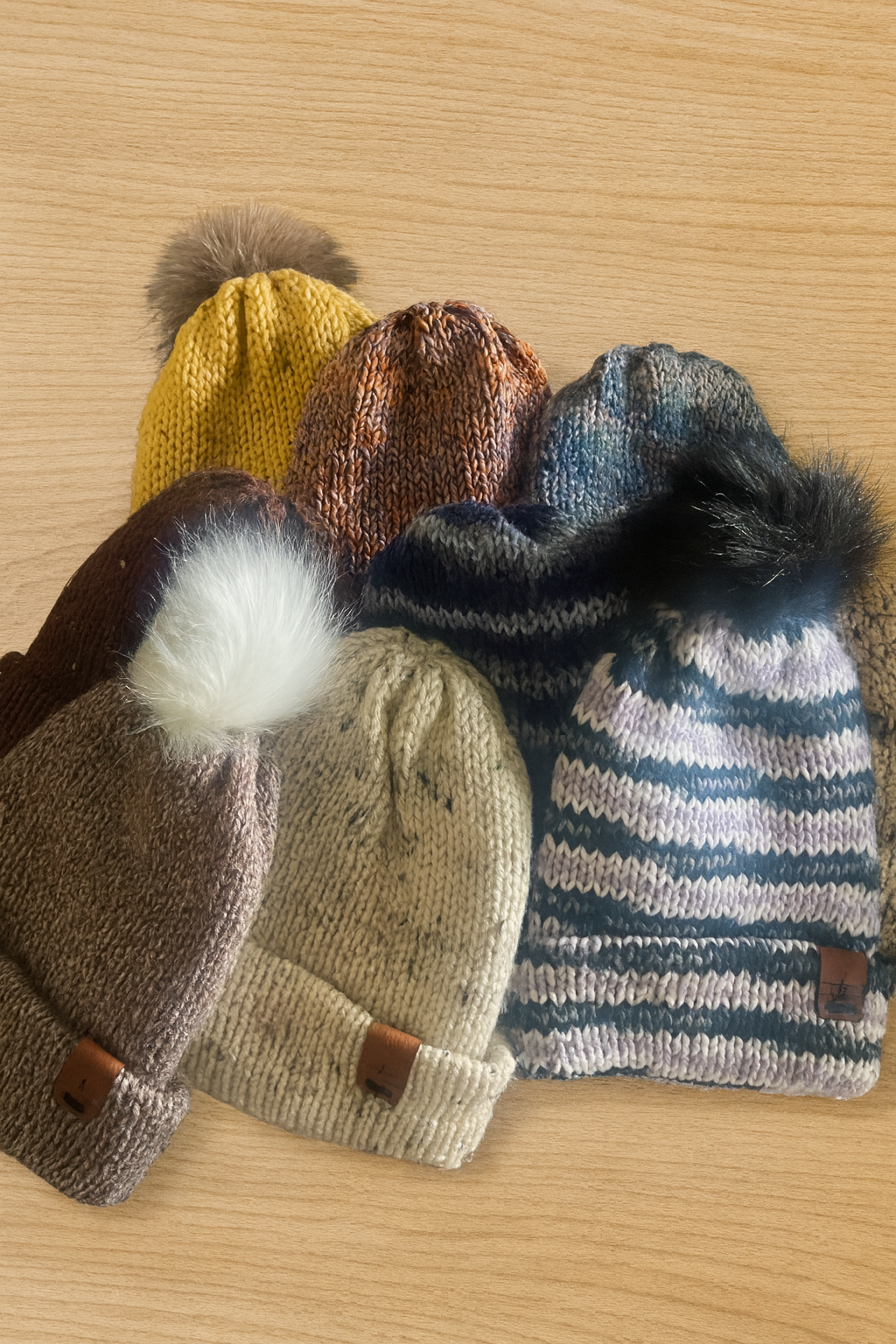 Handmade Knit Beanies