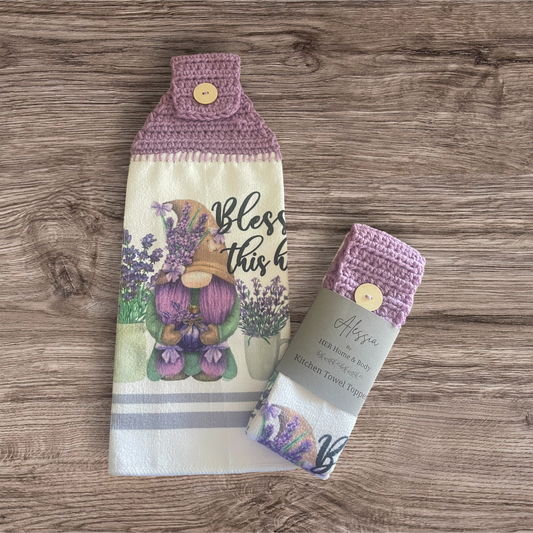 Bless This Home Kitchen Towel Topper