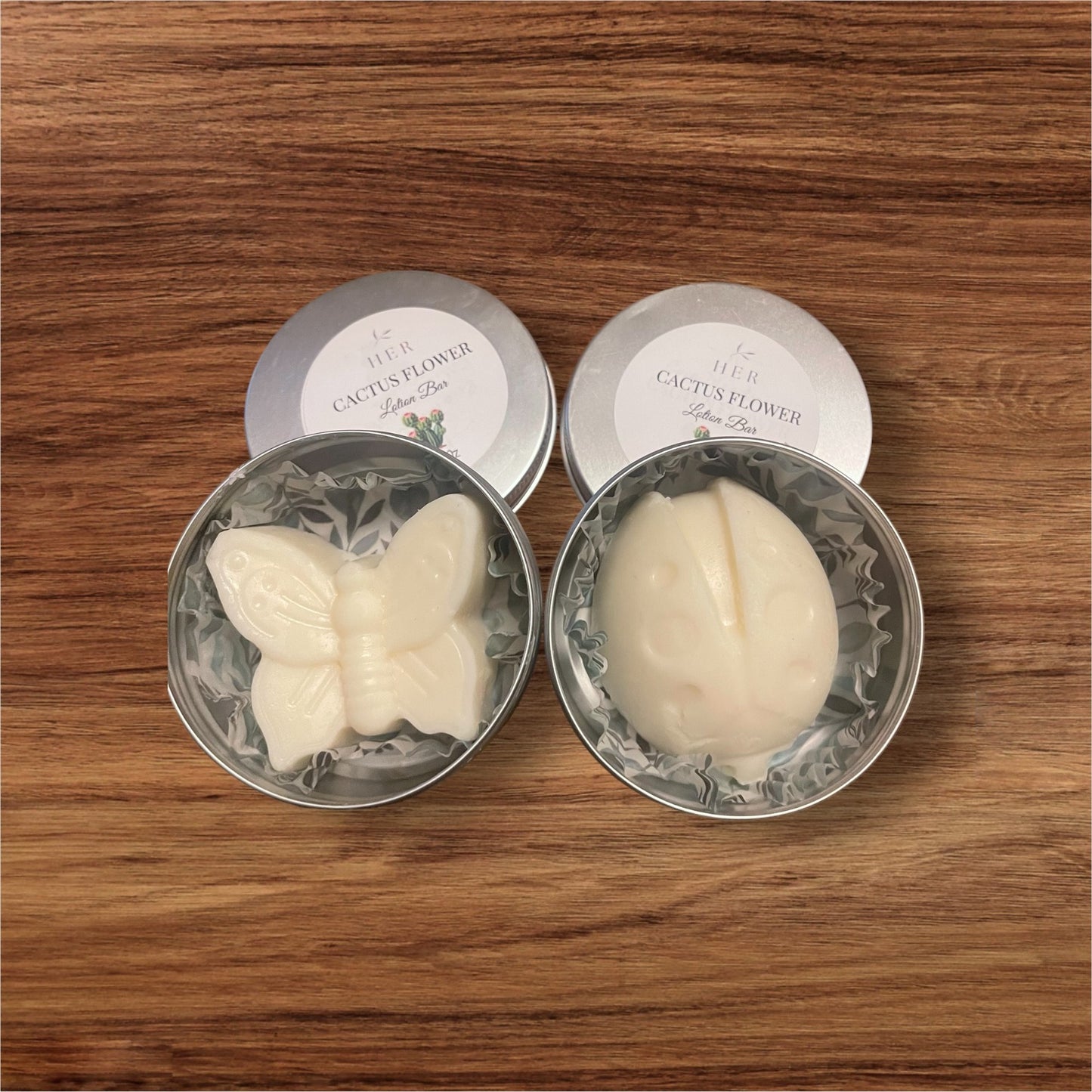 Cactus Flower Lotion Bar - Butterfly Shape