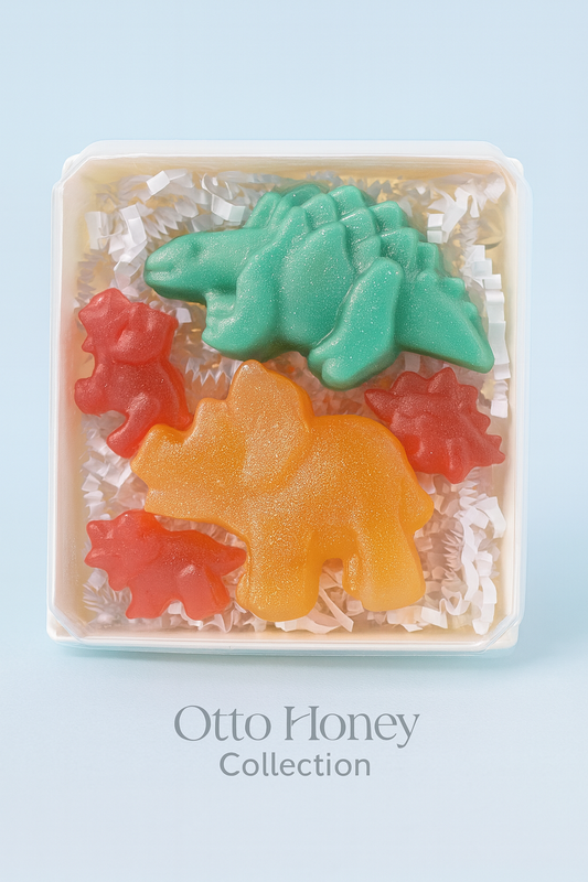 Dinosaur Soap Gift Set – Otto Honey Collection 🦕✨