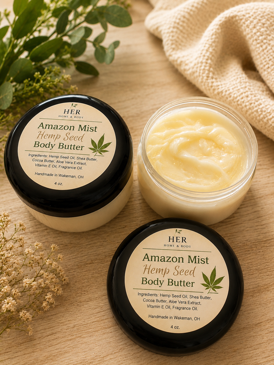Hemp Seed Body Butter - Amazon Mist