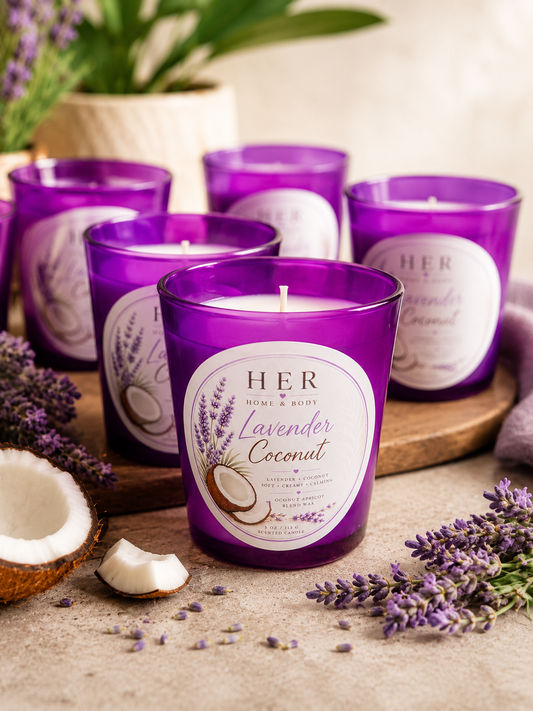 Lavender Coconut Candle