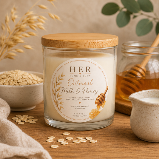 Oatmeal Milk & Honey Candle