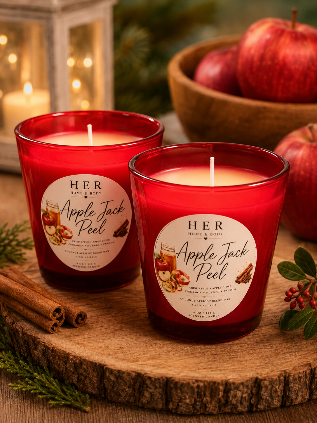 Apple Jack Peel - 4 ounce Candle