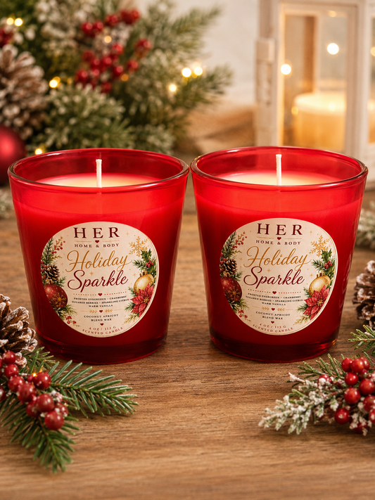 Holiday Sparkle Candle