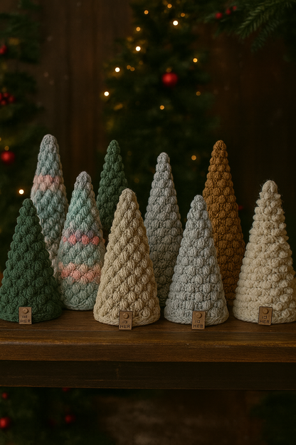 Crocheted Christmas Trees