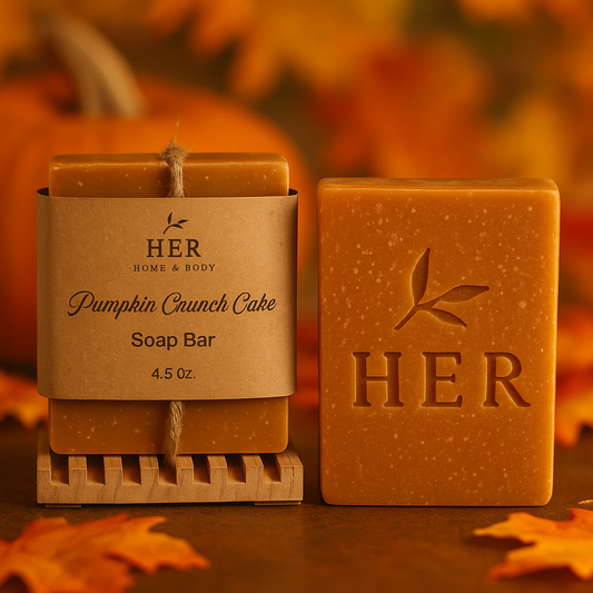 Pumpkin Crunch Cake Soap Bar