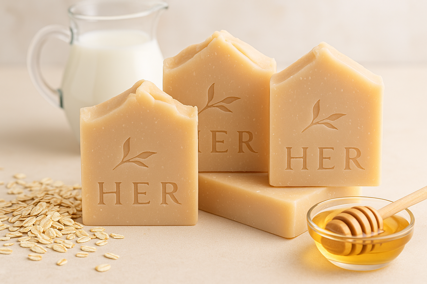 Oatmeal, Milk & Honey Artisan CP Soap