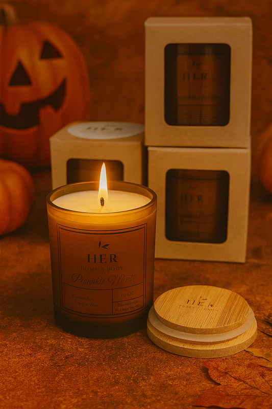 Pumpkin Maple Amber Jar Candle – 7 oz.