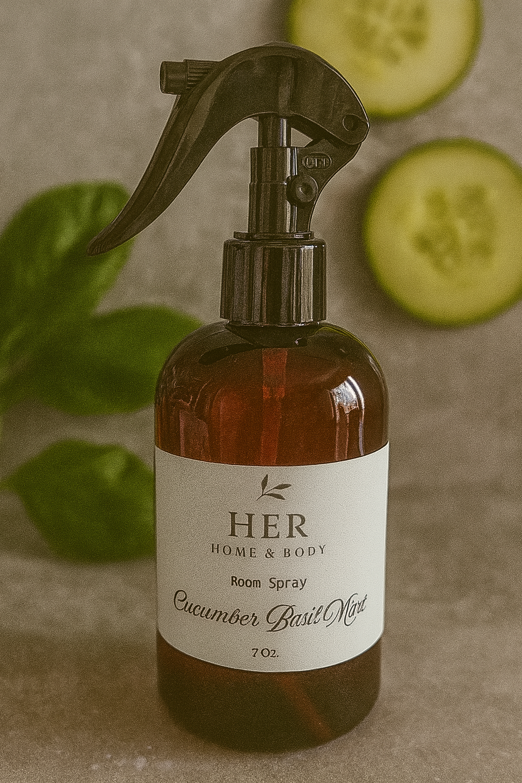 Cucumber Basil Mint Room Spray - 7 Oz.