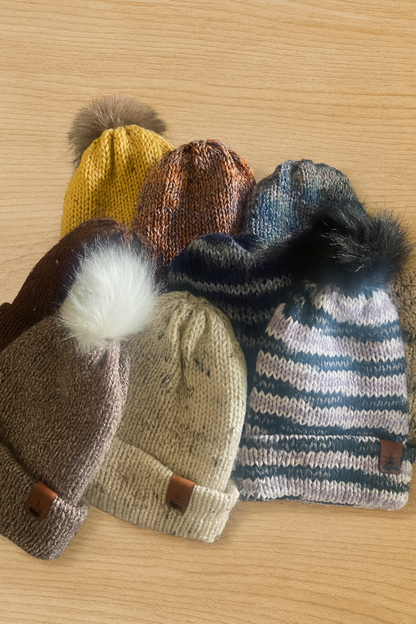 Handmade Knit Beanies