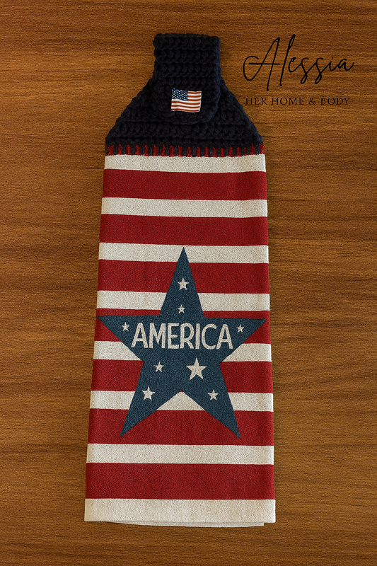 America Kitchen Towel Toppers