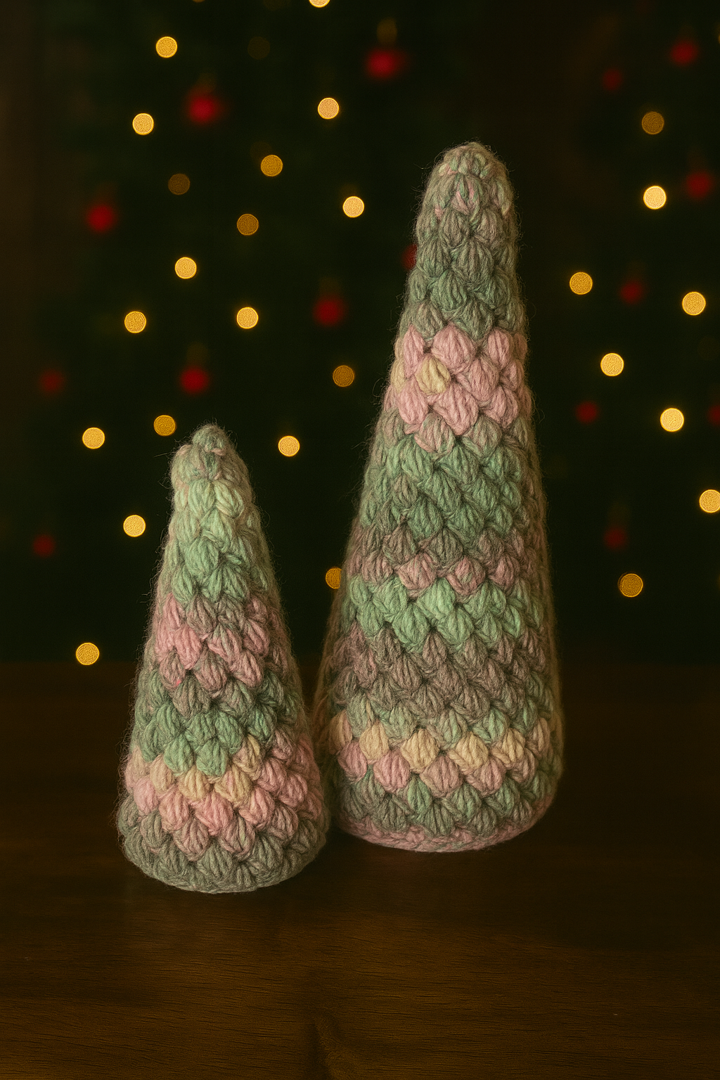 Crocheted Christmas Trees