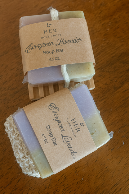 Evergreen Lavender Soap Bar
