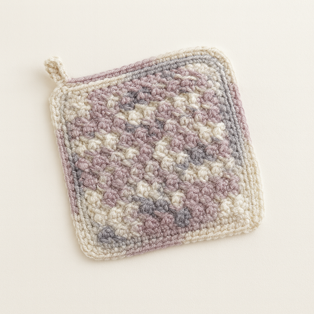 Handmade Crochet Pot Holder Set – 2 Piece