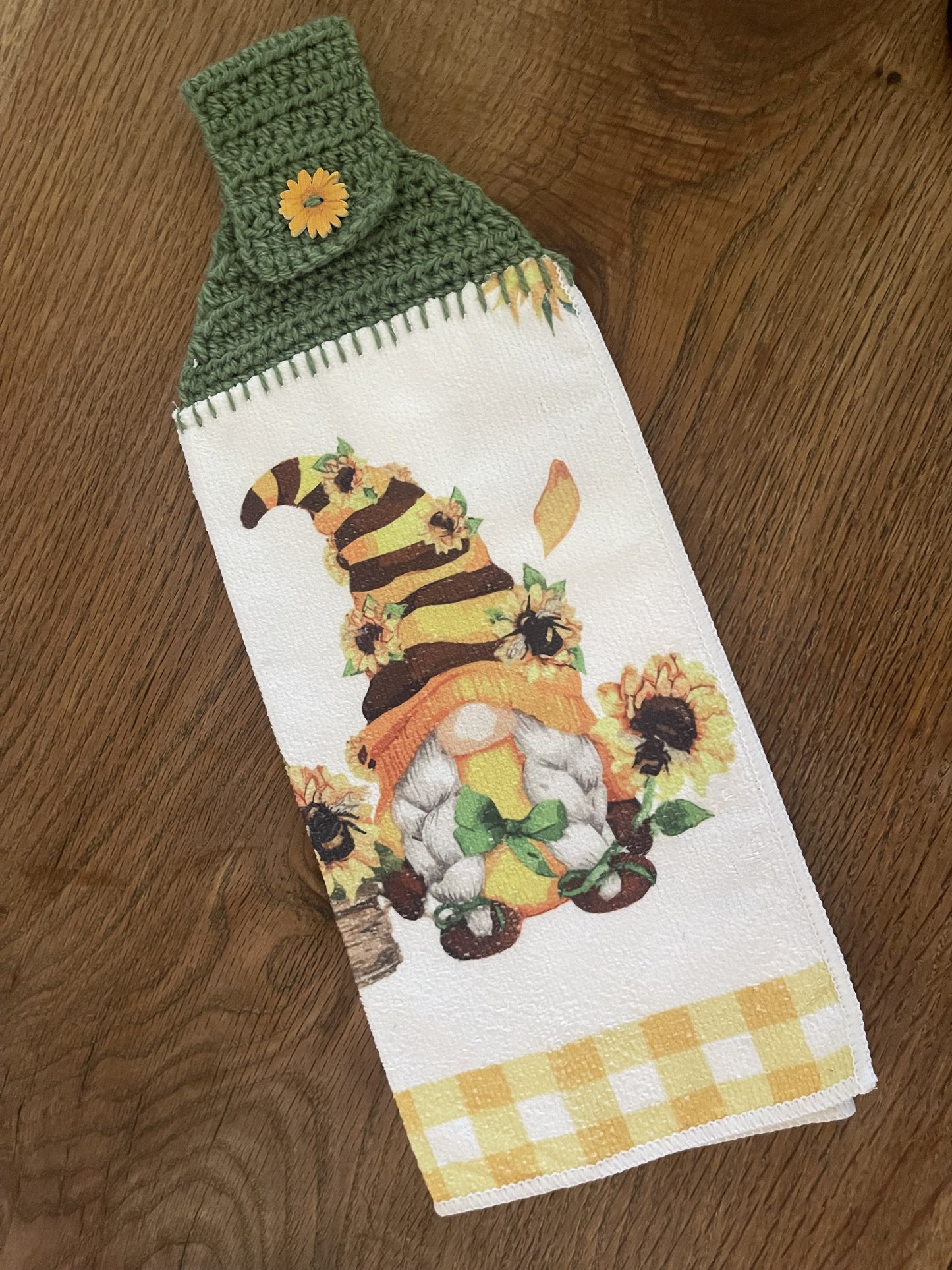 Sunflowers Crocheted Kitchen Towel Toppers **Multiple Patterns**