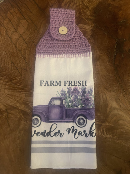 Farmhouse Crocheted Kitchen Towel Toppers **Multiple Patterns**