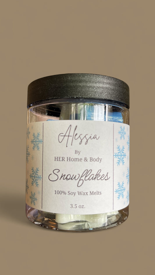 Snowflakes 100% Soy Wax Melts