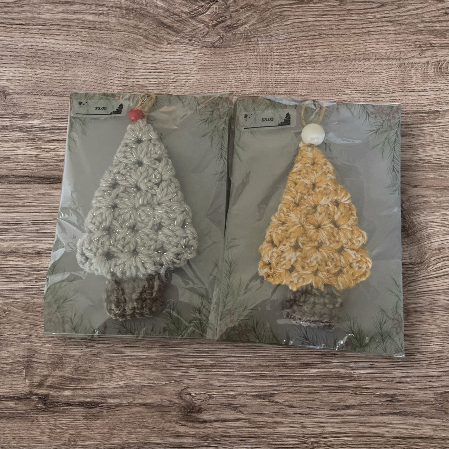 Crocheted Christmas Tree Ornaments