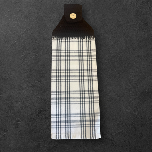 Rustic Plaid Hanging Towel