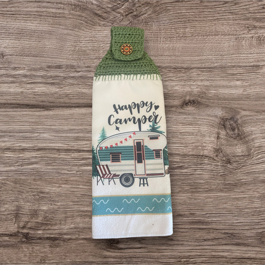 Happy Camper Hanging Towel