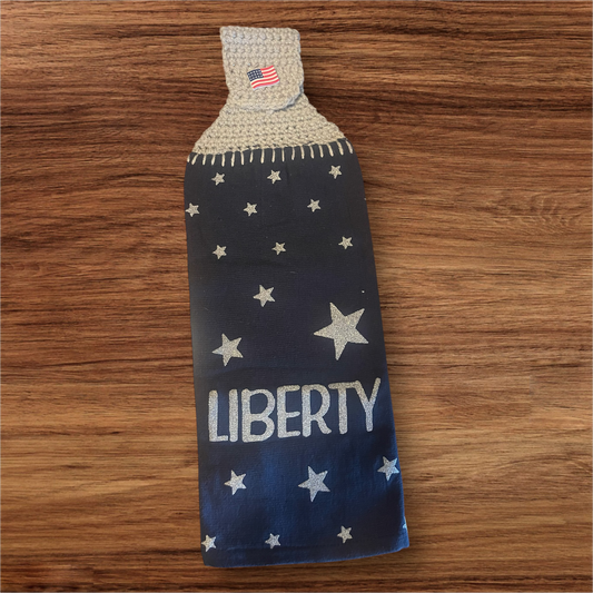 Liberty Stars Hanging Towel