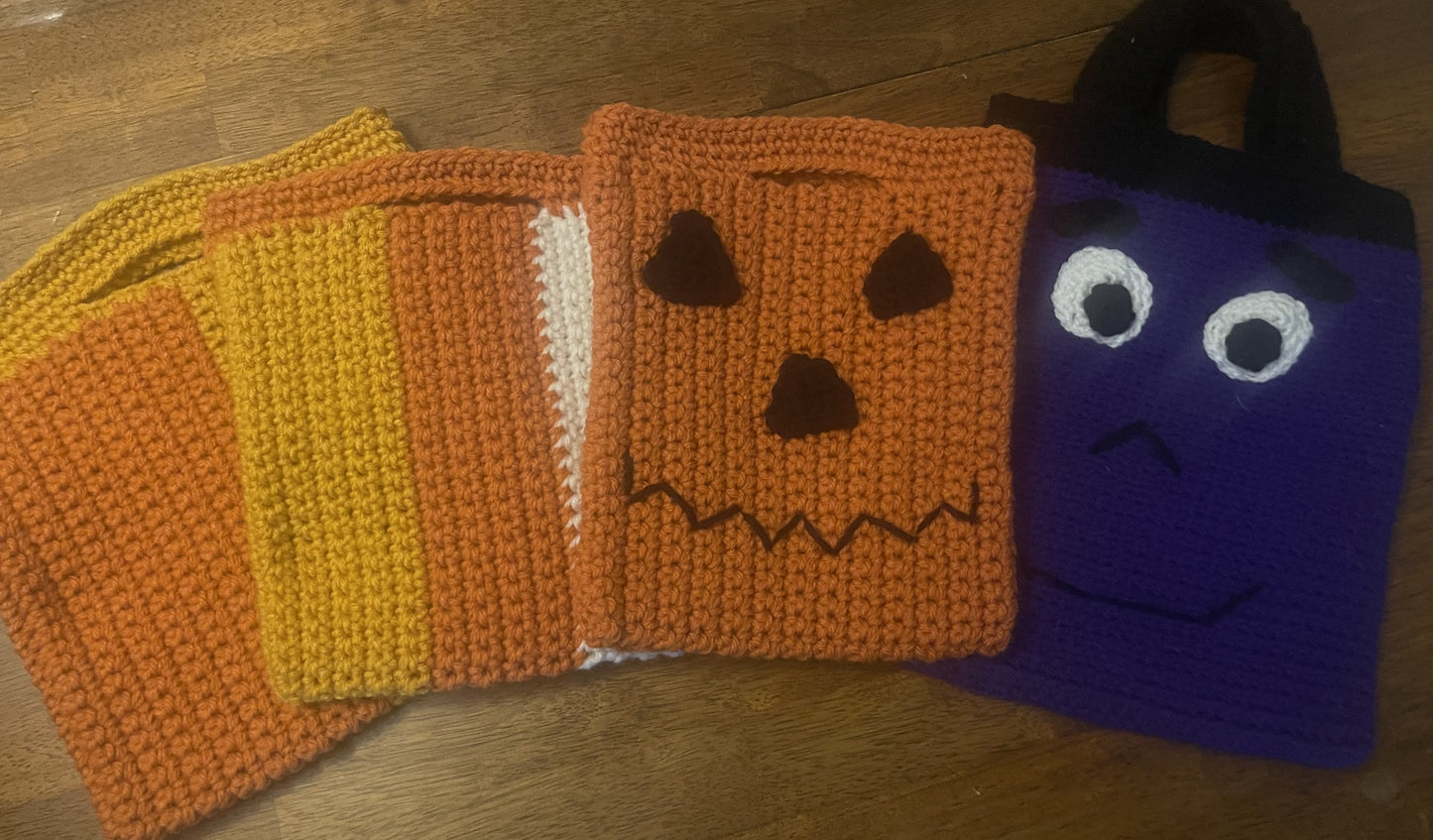 Crocheted Halloween Bags