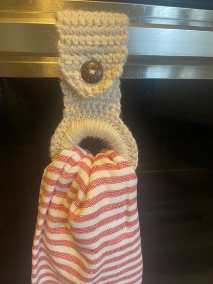 Crocheted Towel Holder