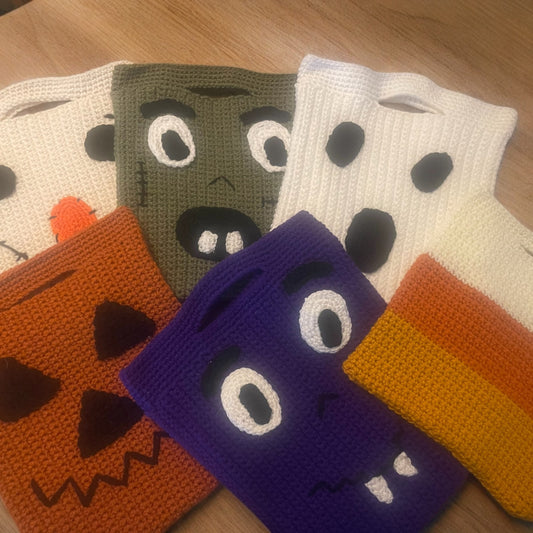 Crocheted Halloween Bags