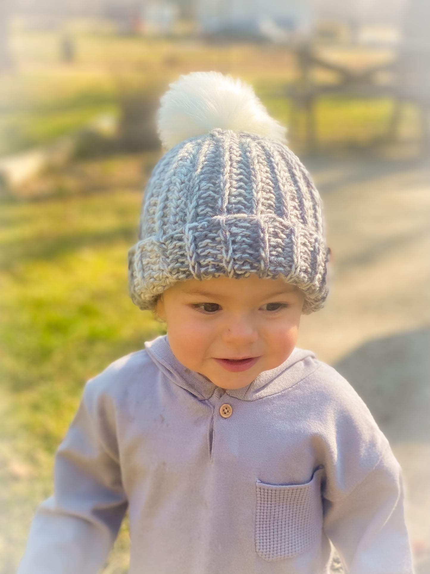 Ribbed Knit Toddler Hat