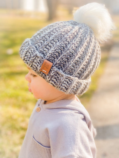 Ribbed Knit Toddler Hat